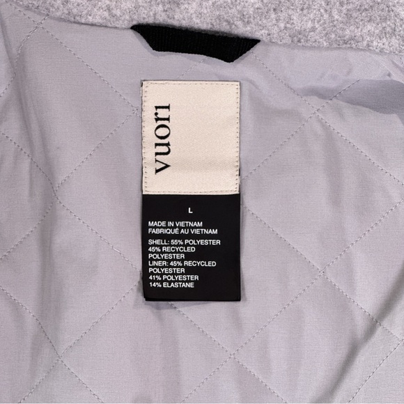 Vuori Women’s Restore Longline Open Front Coat Light Gray Size L - Picture 16 of 16